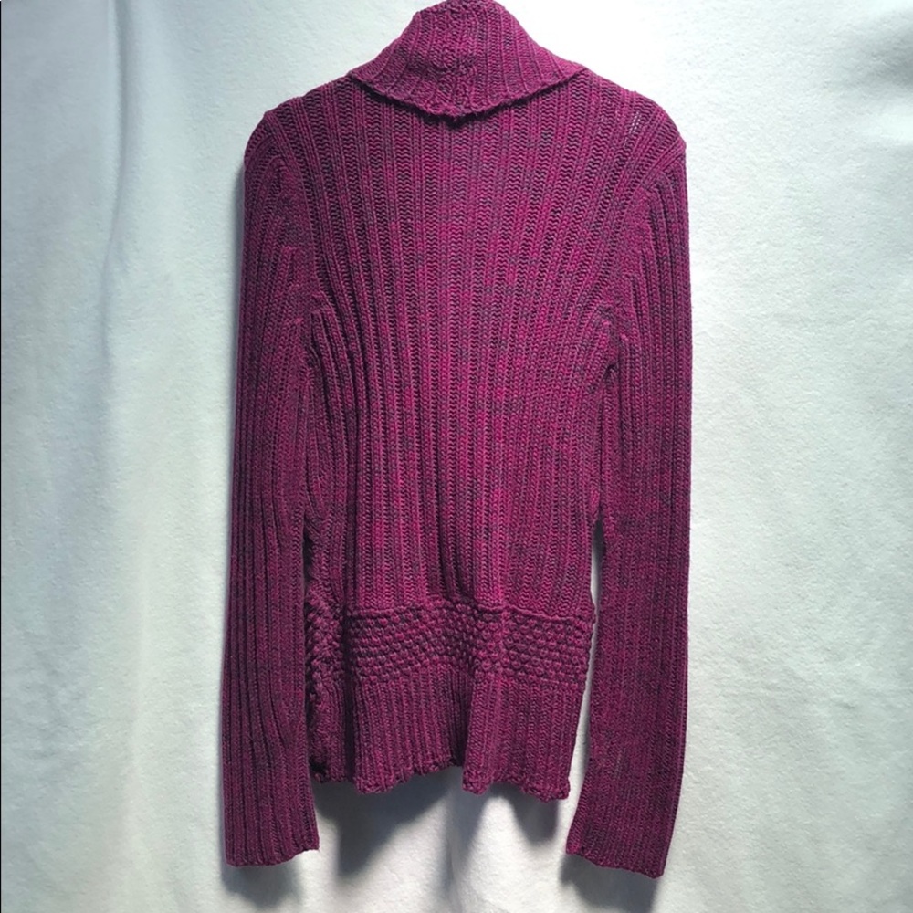 Rue21 Purple and‎ Gray Sweater Cardigan - Picture 2 of 7